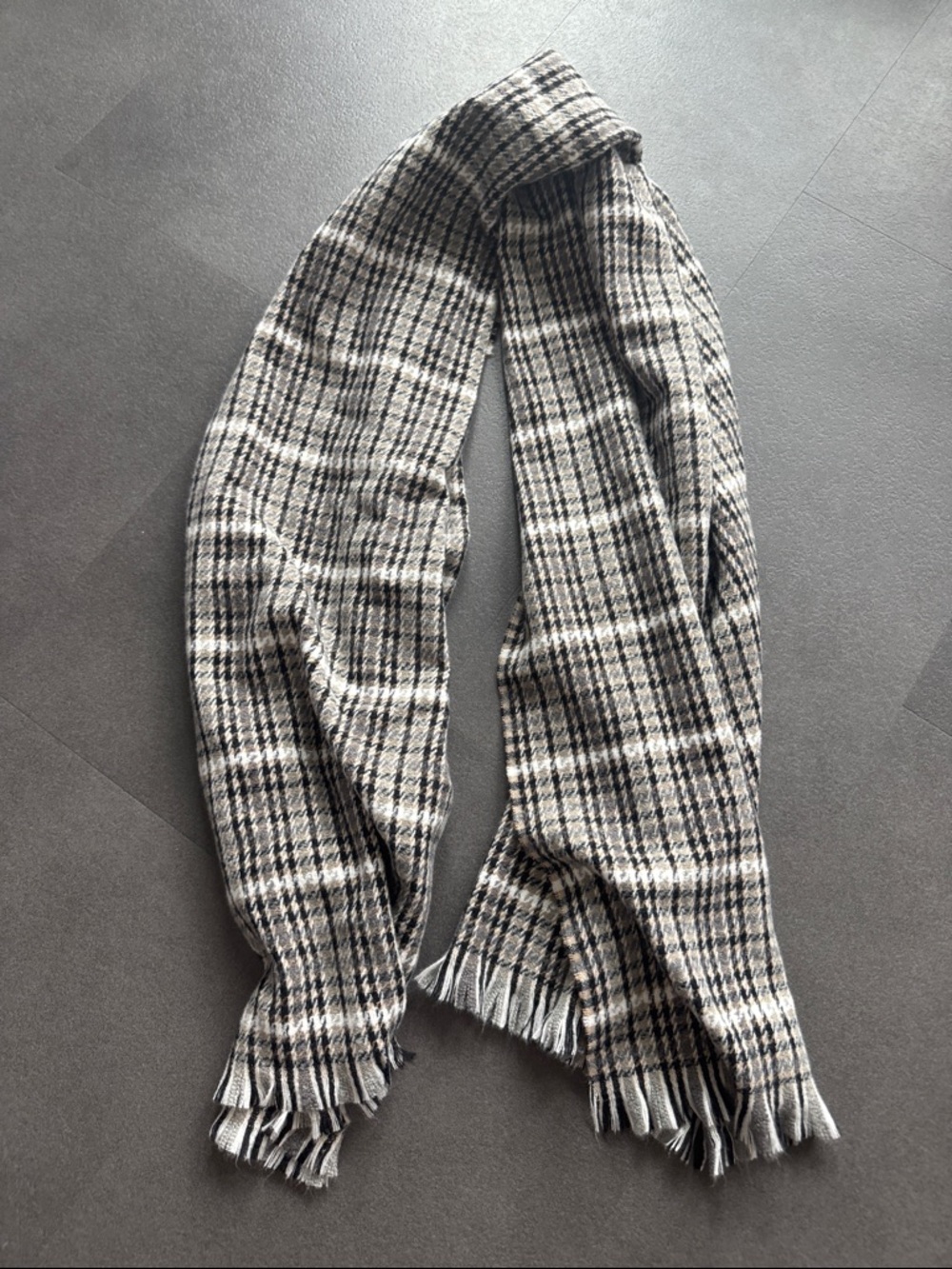 Maeve by Anthropologie Plaid Fringe Scarf NWOT